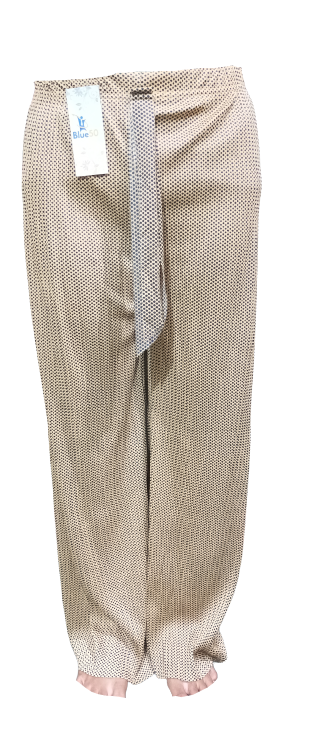 Blue50 Women  Cotton yellow with black doted  plazo 04