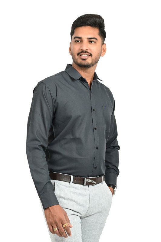 Blue50 Dark Grey colour  shirt  full sleev